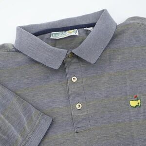 Augusta National Golf Shop Mens Large Striped Polo Shirt Masters - Minor Flaws‎